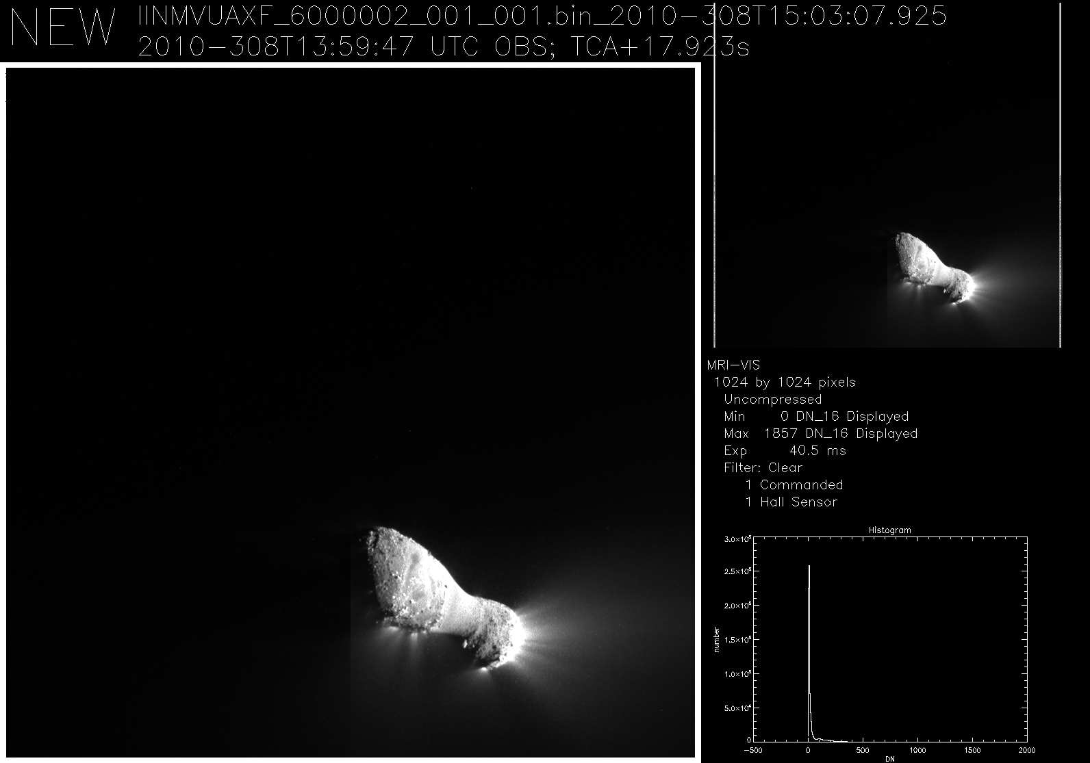 Komet Hartley 2 am 04.11.2010