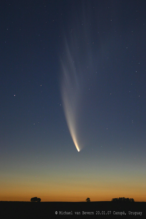 Komet McNaught am 20.01.07