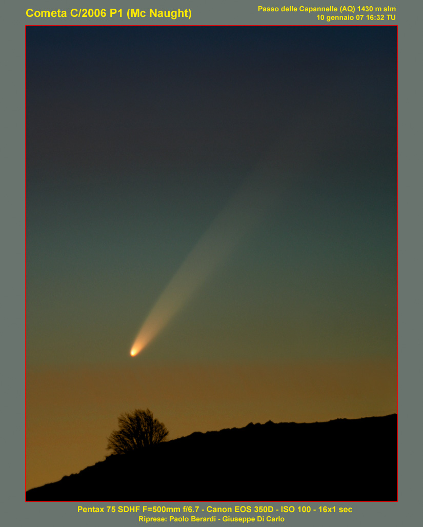 Komet McNaught am 10.01.07