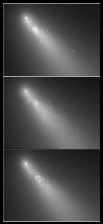 Komet 73p  - Zerfall des Fragments B