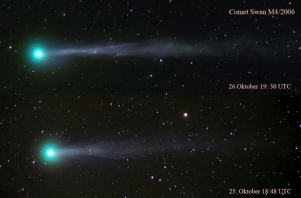Komet SWAN am 25. und 26.10.2006